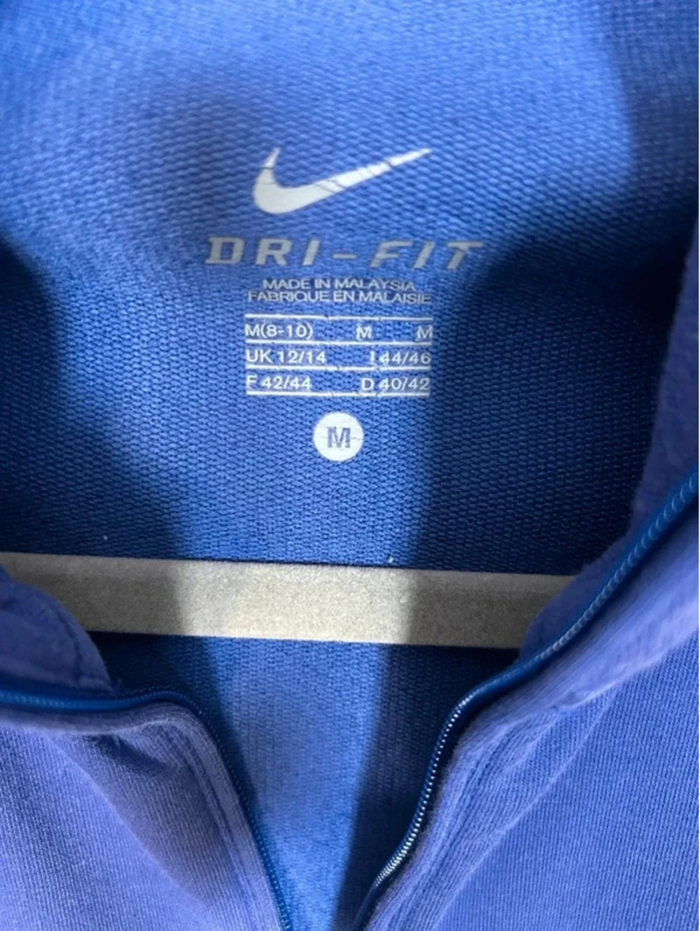 Nike Dri-FIT Purple Full Zip Track Jacket Women’s Medium Athletic